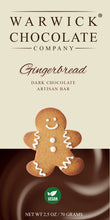 Load image into Gallery viewer, Gingerbread Chocolate Bar - Milk & Dark