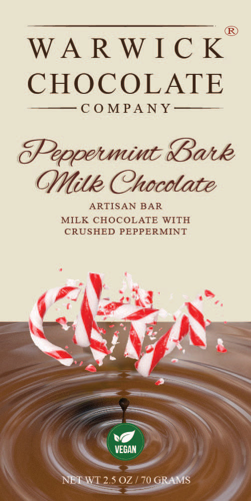 Peppermint Bark Chocolate Bar - Milk & Dark