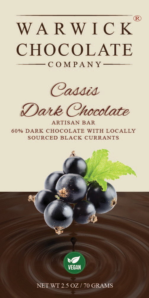 Cassis Dark Chocolate Bar