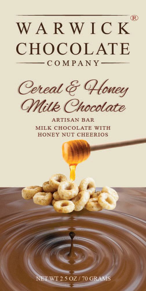 Cereal and Honey Milk Chocolate Bar