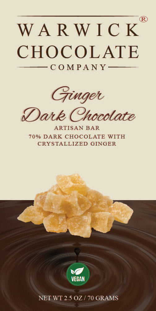 Ginger Dark Chocolate Bar