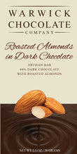 Load image into Gallery viewer, Roasted Almond Chocolate Bar - Milk &amp; Dark
