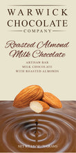 Load image into Gallery viewer, Roasted Almond Chocolate Bar - Milk &amp; Dark
