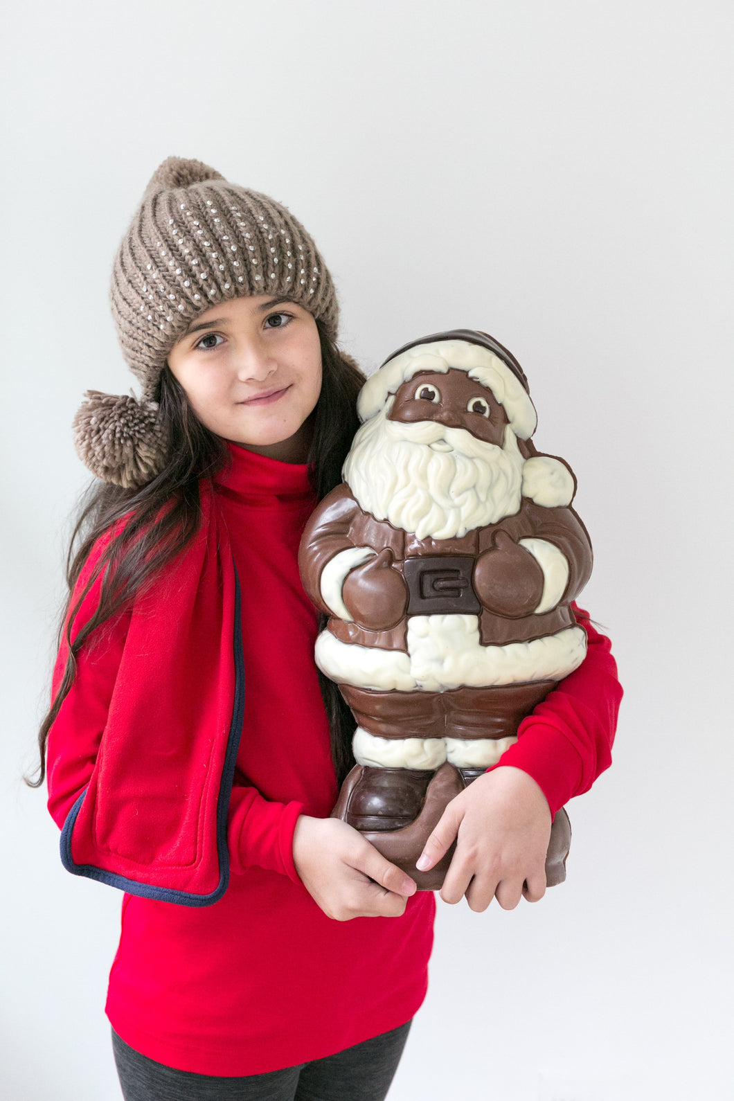 Giant Chocolate Santa
