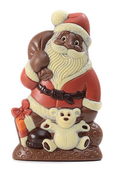 Milk Chocolate Santa with Gifts