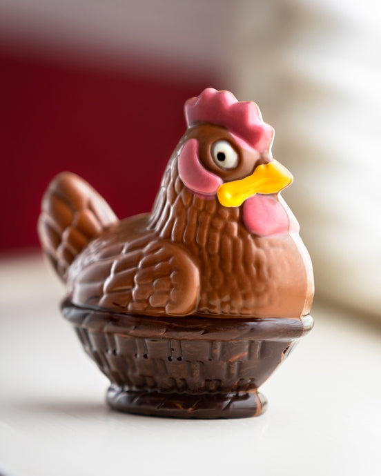 Chocolate Easter Hen - Belgian Chocolate and all-natural ingredients