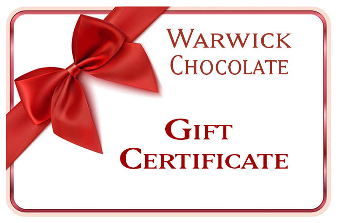 Warwick Chocolate Gift Certificate