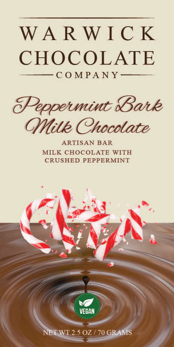 Artisan  Chocolate Bar - Milk Chocolate with Crushed Peppermint